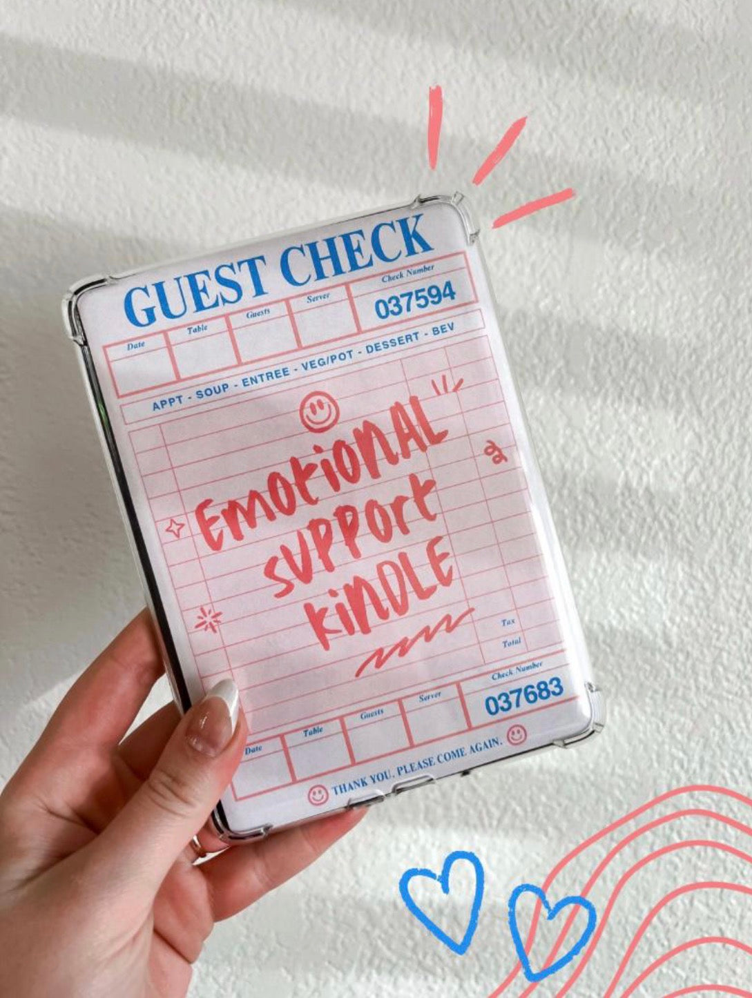 Emotional Support Kindle Insert