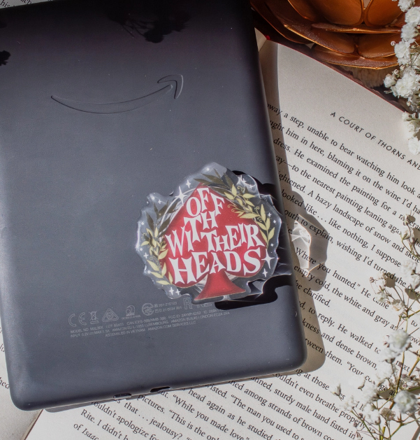 Alice in Wonderland Spade Kindle Grip
